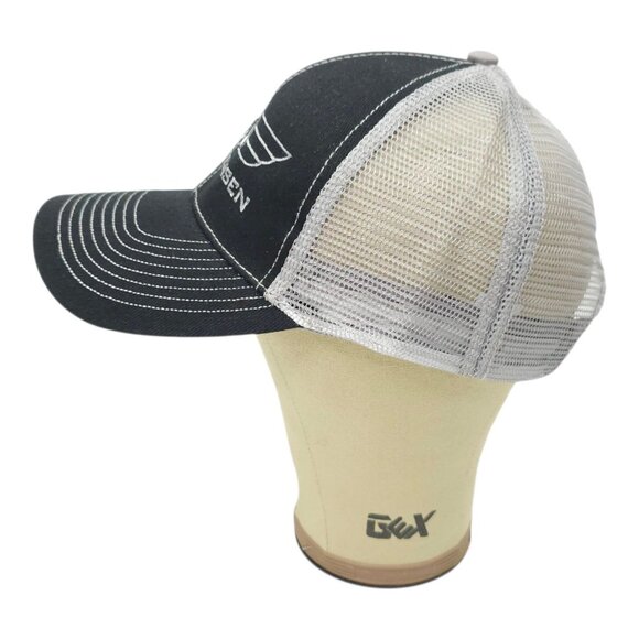 Christensen Arms Ram Mesh Strapback Cap Wordmark Gradient Trucker Baseball Hat - Picture 9 of 14